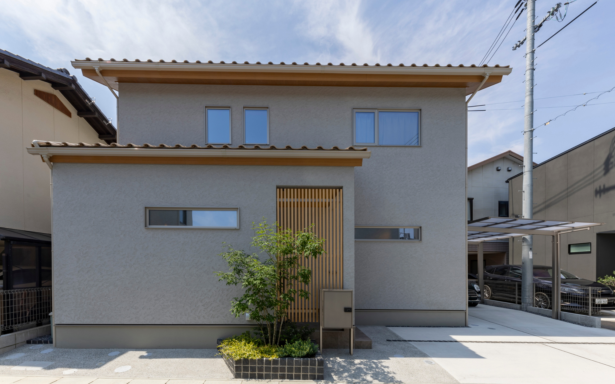 素の家『音色を奏でる家』　広島市安佐南区の家
