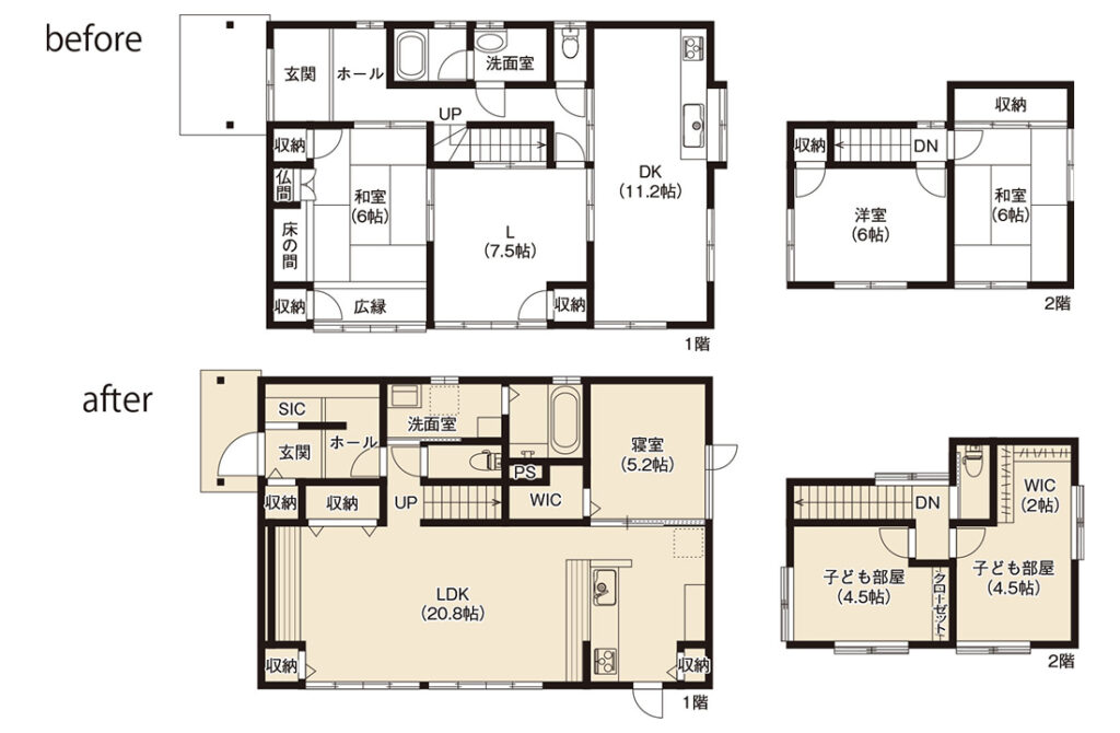 ビフォー アフター