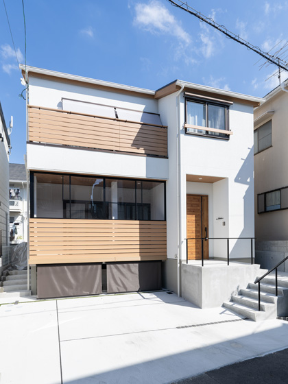 素の家『薫風の家』　広島市の家